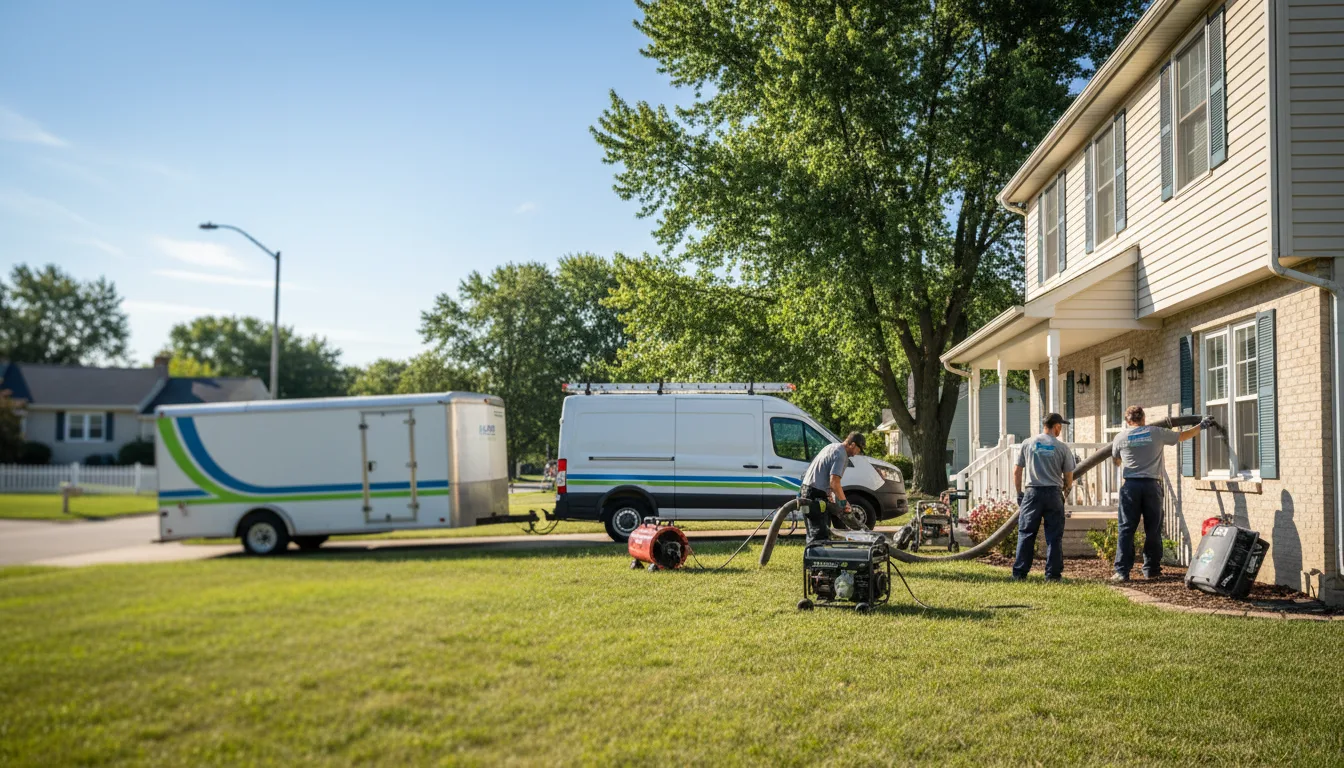 Flooded Basement Restoration And Cleanup With Repair in Shipshewana, IN near me